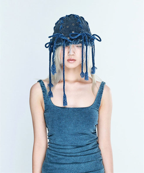 Eyelet Tulip Hat